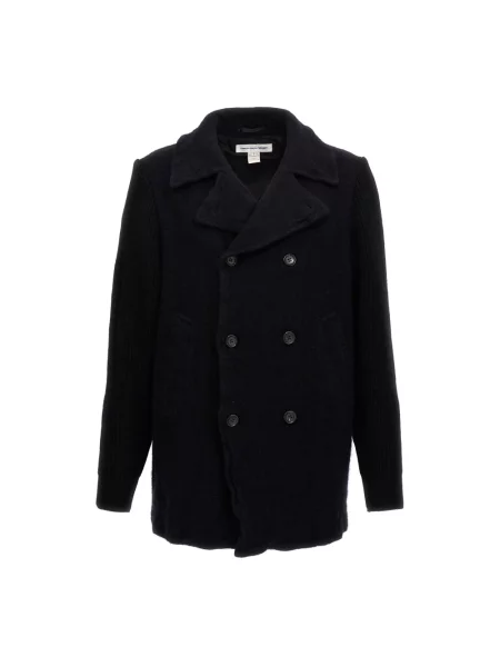 Płaszcz Comme Des Garcons wełniany niebieski