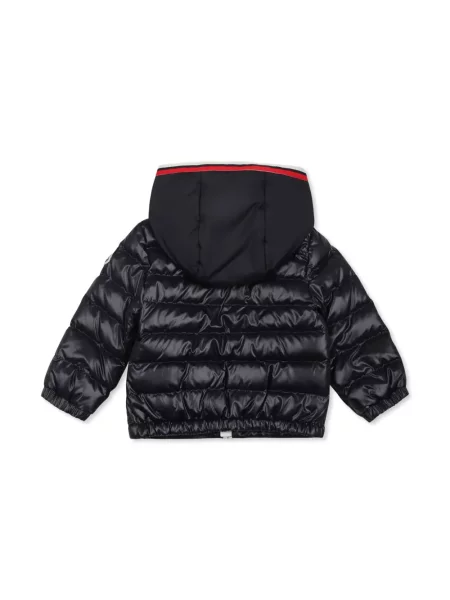 Kurtka dziecięca Moncler Enfant niebieska