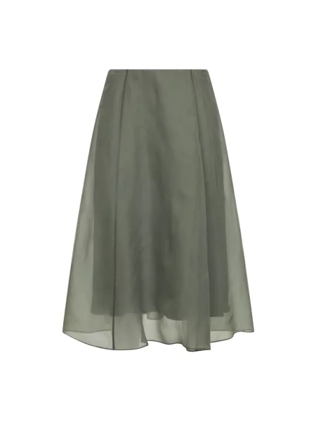 Spódnica Brunello Cucinelli zielona