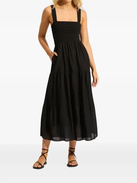 Rochie midi Seafolly negru