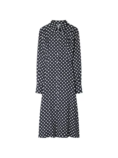 Rochie tip cămașă Paul Smith cu buline negru