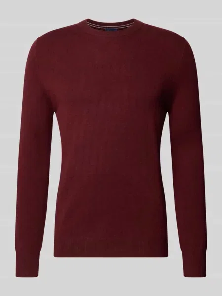 Sweter z dzianiny z mieszanka wełny i kaszmiru o kroju regular fit Christian Berg Men