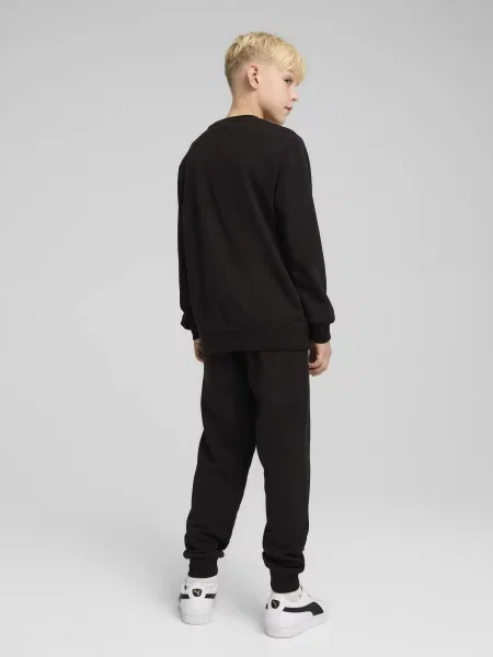 Дитячий Спортивний костюм PUMA ESS LOGO CREW SWEAT SUIT бавовна/поліестер чорний
