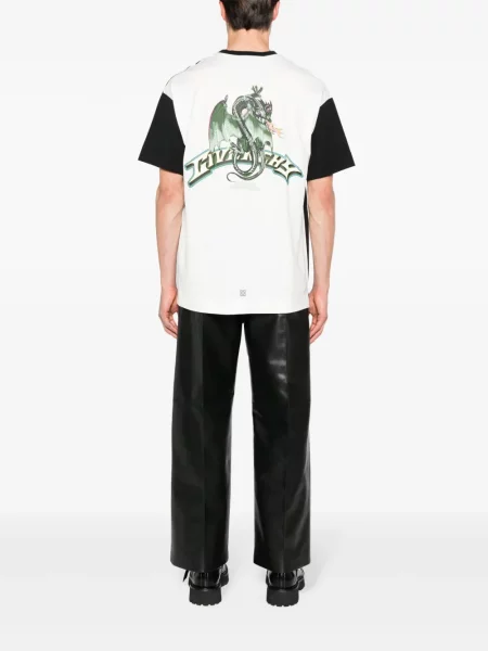 Raštuotas marškinėliai Givenchy juoda