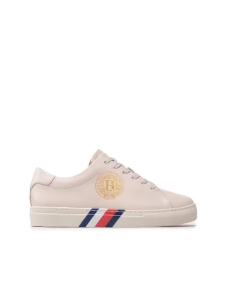 Sneakersy Tommy Hilfiger beżowe