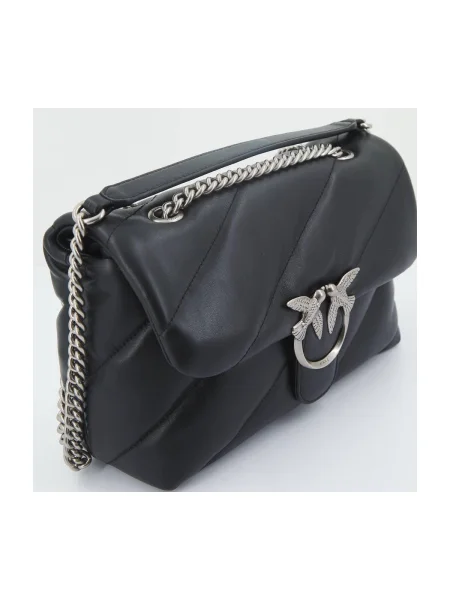 Klasická crossbody kabelka Pinko čierna