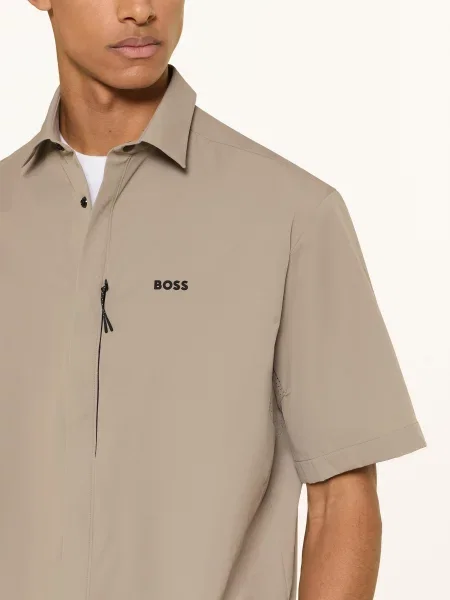 Boss Košile Terrace Comfort Fit světle hnědá