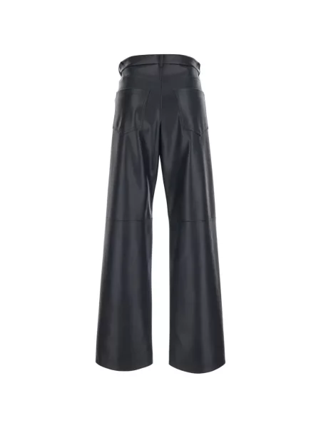 Pantaloni 's Max Mara din piele albastru