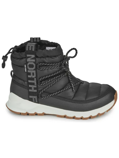 Trekové boty The North Face Thermoball Lace Up black/gardenia white černé