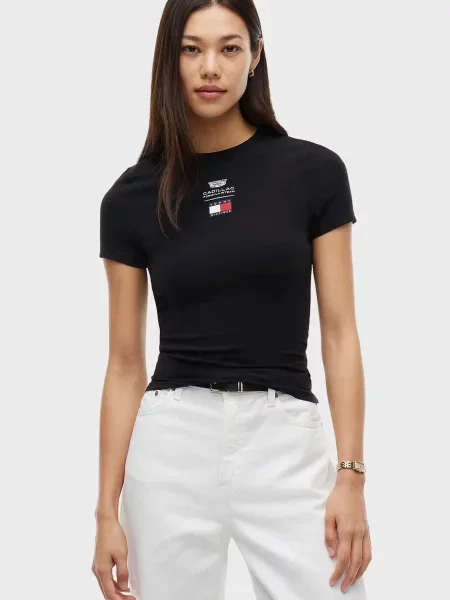Футболка Tommy Hilfiger чорна