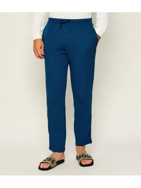 BOSS BLACK Pantaloni de pijama Waffle negru