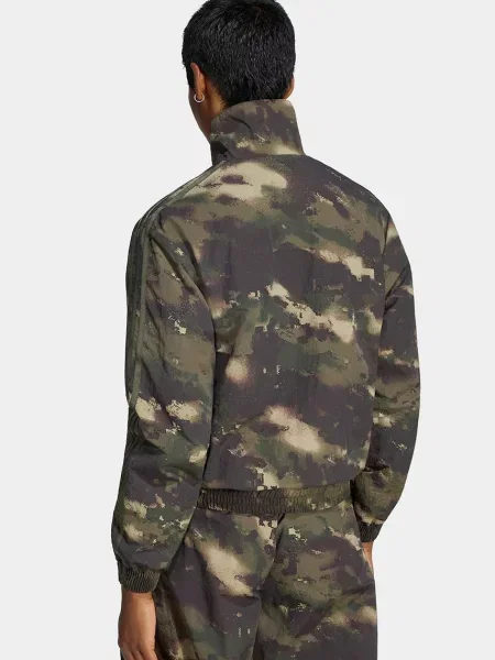 Adidas Originals hanorac cu pentru femei Camouflage verde