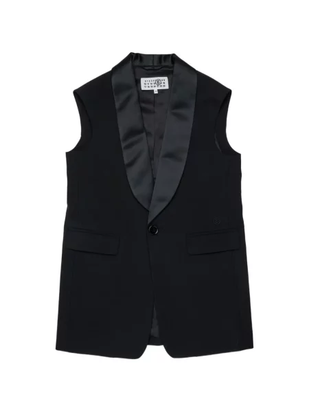 Kamizelka dziecięca Mm6 Maison Margiela czarna