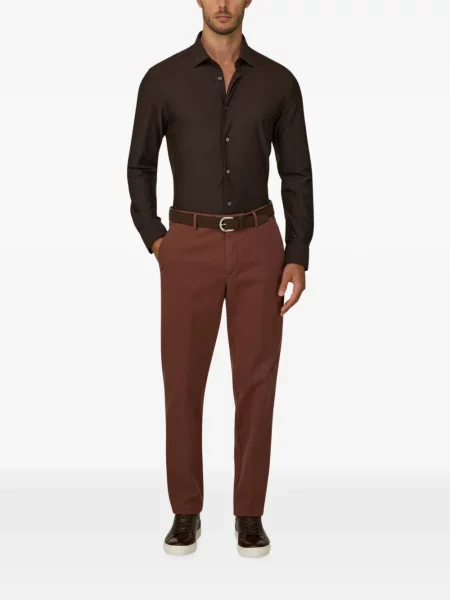Pantaloni Boggi Milano stretch roșu