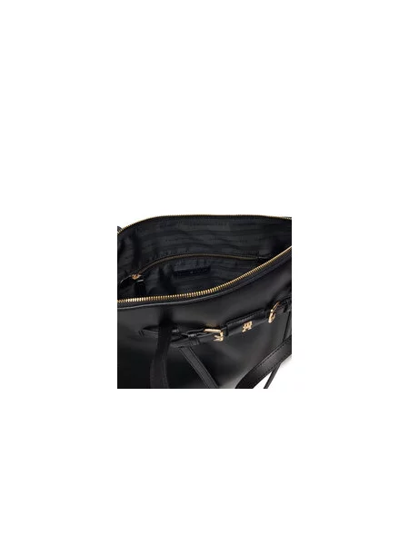 Rankinė Tommy Hilfiger Th Buckle Tote juoda
