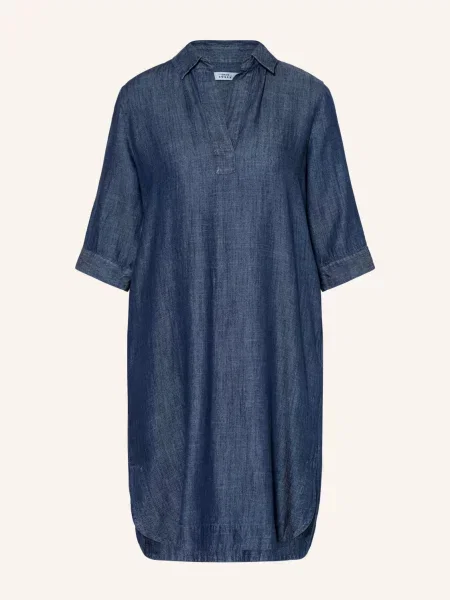 Italy Sukienka W Stylu Jeansowym Z Rękawami blau niebieska