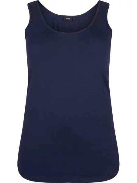Top Zizzi albastru