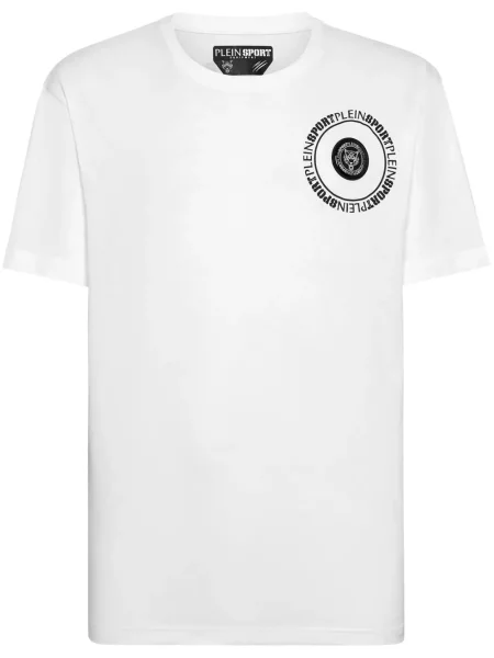 Риза Plein Sport с принт с тигров принт бяло