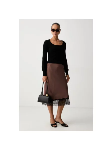 Sweter Twinset czarny