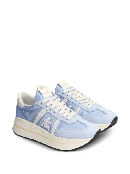 Sneakerși Premiata cu autograf albastru