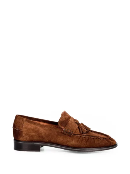 Pantofi loafer Billi Bi din piele de căprioară maro