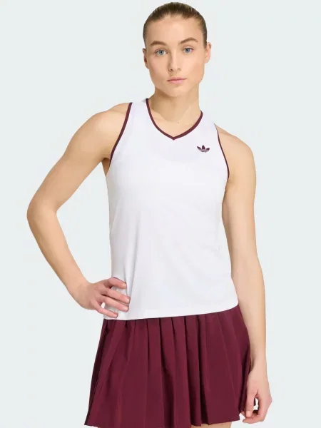 ADIDAS PERFORMANCE Športový top Classics bordová biela
