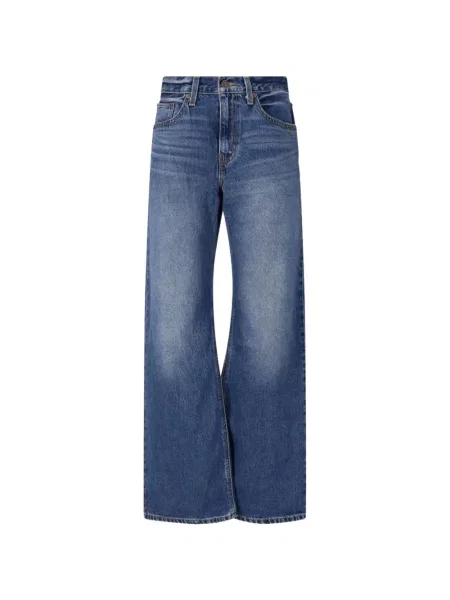 Blugi cu picior larg Levi's® evazate albastru
