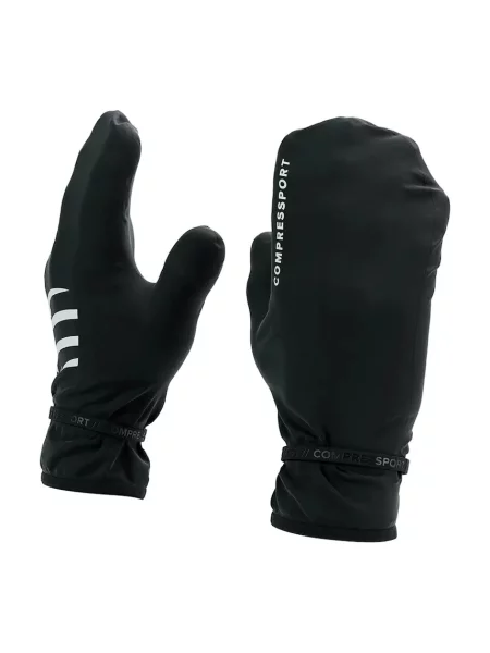 Compressport manusi Hurricane negru