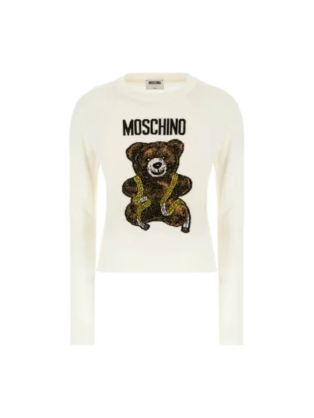 Sweter Moschino biały