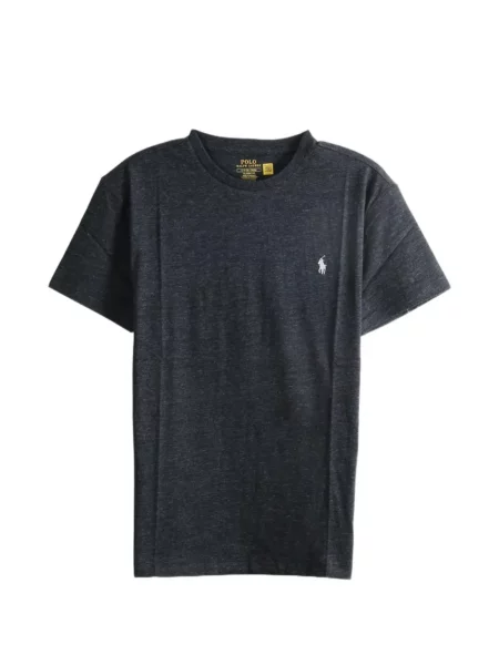 Mănuși Polo Ralph Lauren cu broderie în carouri din cașmir gri