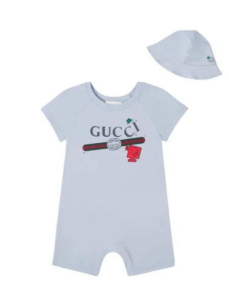 Gyerek sapka Gucci kék