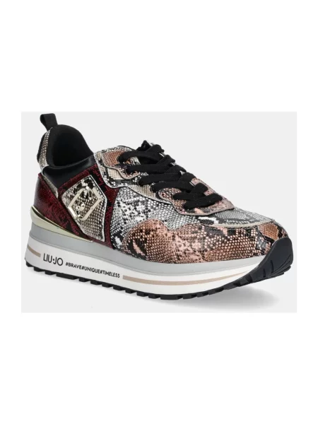 Sneakersy Liu Jo skórzane czerwone