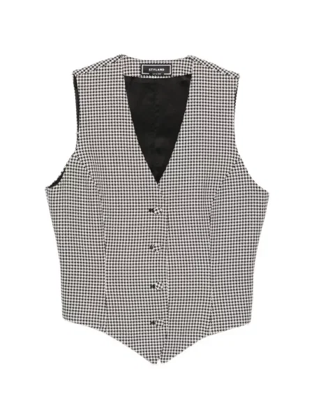 Γιλέκο Styland houndstooth