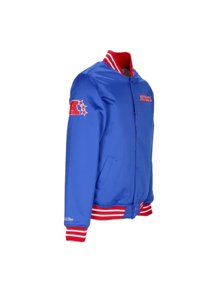 Kurtka bomber Mitchell & Ness niebieski