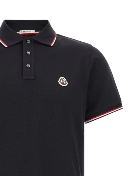 Polotričko Moncler s autogramem modré