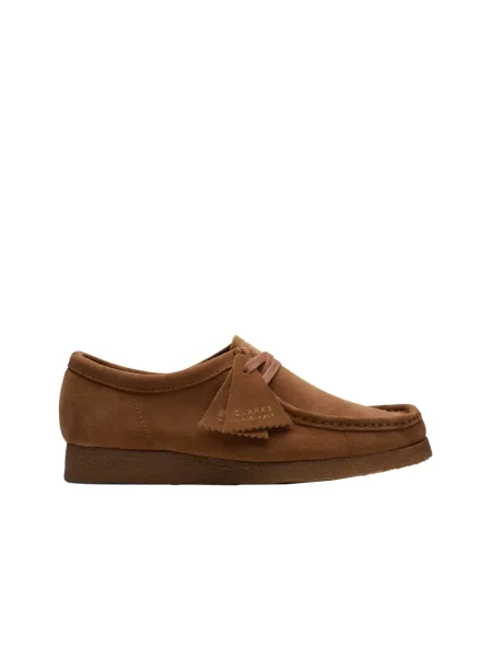Półbuty Clarks skórzane brązowe