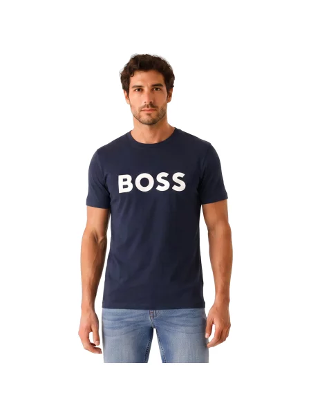 Boss Bodywear Tricou | Relaxed fit albastru