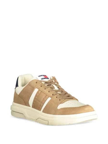 Sneakerși Tommy Jeans din piele de căprioară