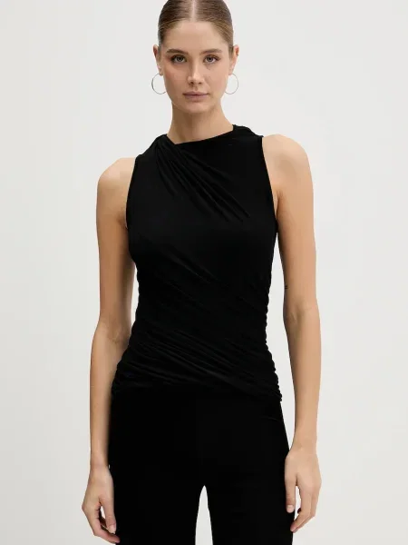 Блуза с кашмир Rick Owens Lilies Luna черно