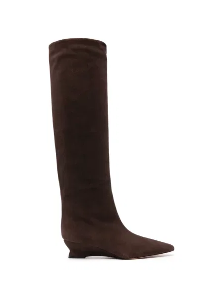 Botine Le Monde Beryl din piele de căprioară maro