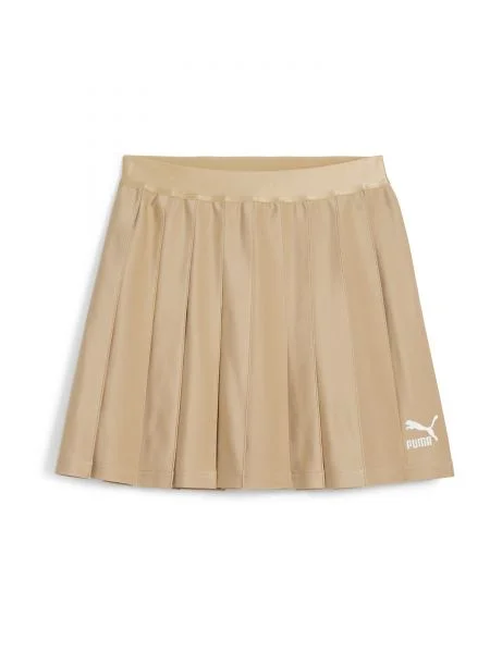PUMA Fustă maro deschis alb