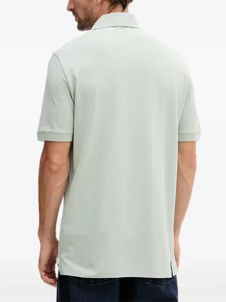 Tricou polo Armani Exchange cu imagine verde