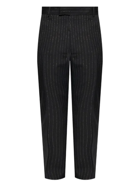 Pantaloni Alexander Mcqueen cu dungi negru