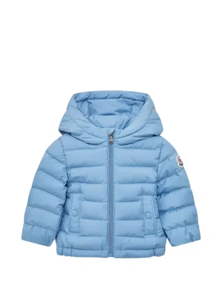Kurtka dziecięca Moncler Enfant niebieska