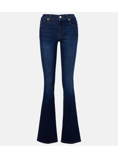 Blugi evazați 7 For All Mankind albastru