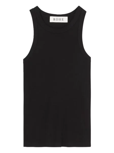 Top Róhe prążkowany czarny