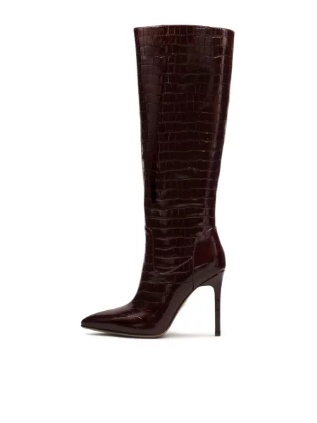 Kazar Cizme bordeaux roșu