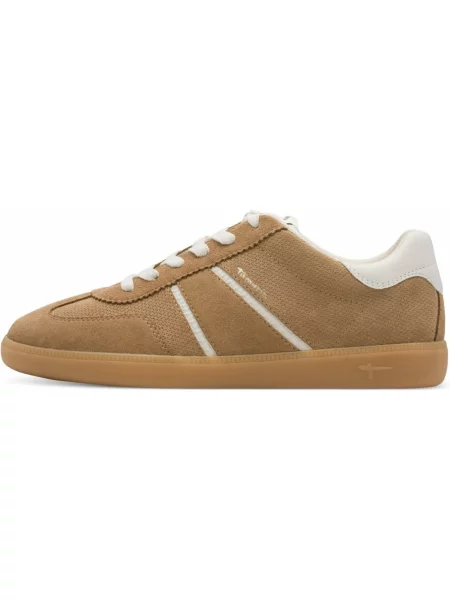 Sneakersy Tamaris zamszowe brązowe