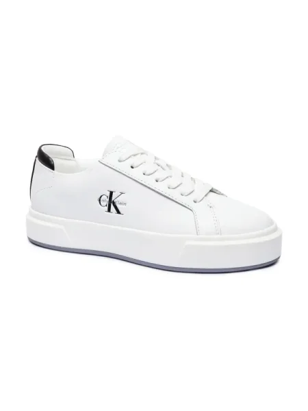 Calvin Klein Teniși din piele alb