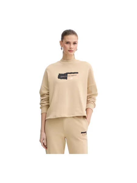 Bluza Armani Exchange beżowa